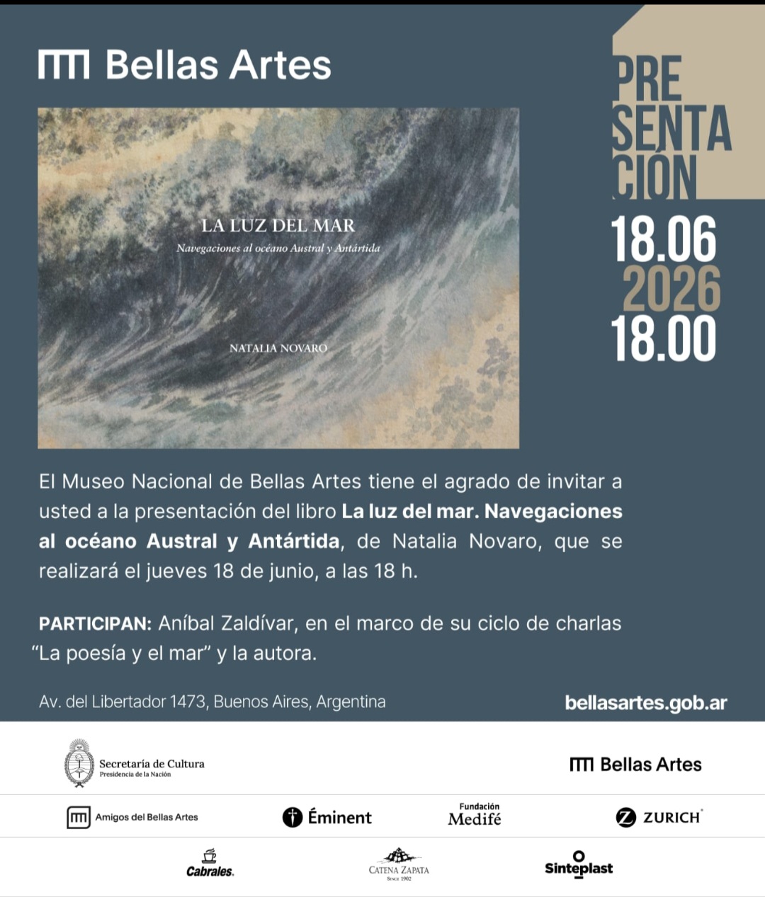 Presentación libro La luz del mar