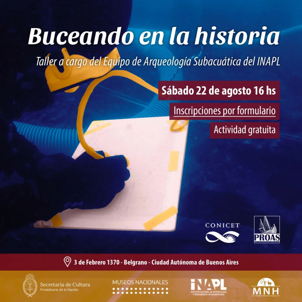 Buceando en la historia - Taller Recuperando la memoria marítima: gestión del patrimonio cultural subacuático.