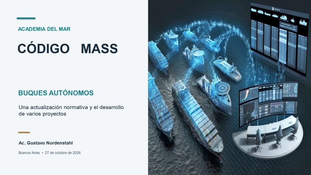 Conferencia "Buques autónimos. Una actualización normativa y el desarrollode varios proyectos"